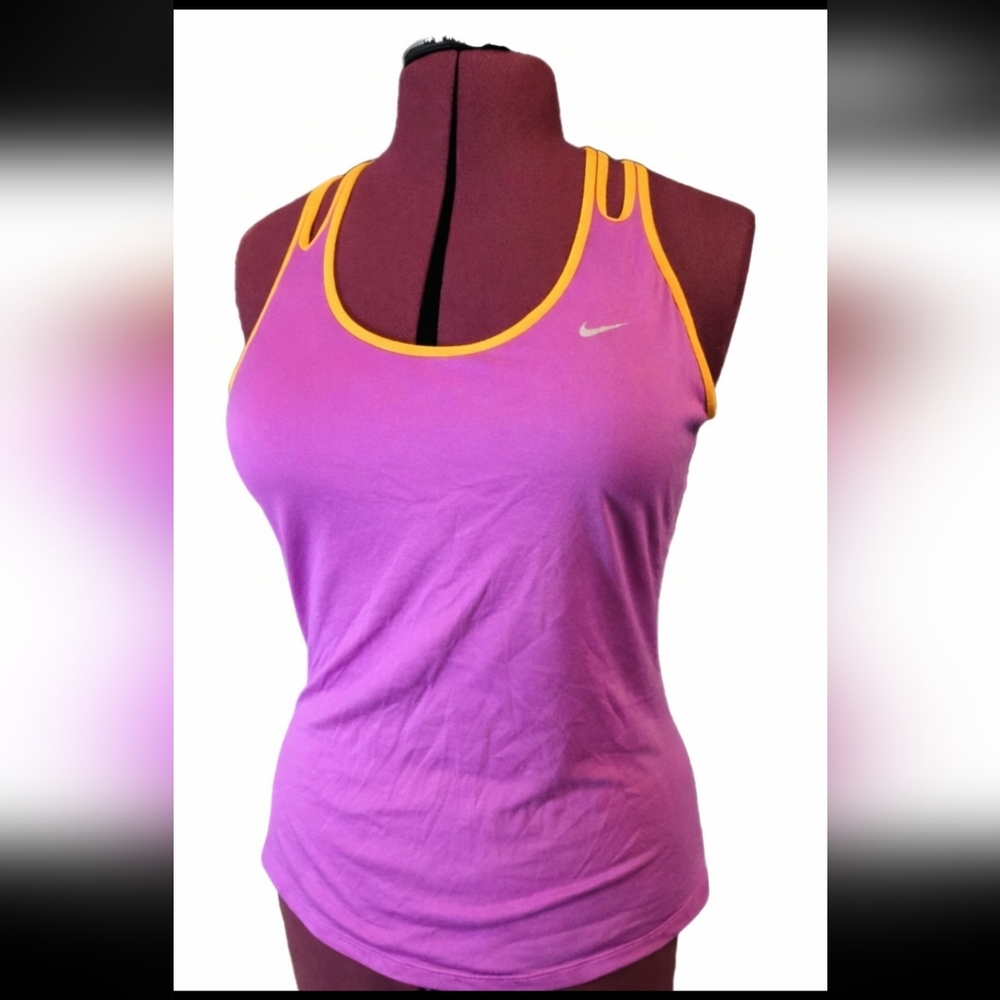 Nike Dri-FIT Women’s Running Tank• Reflective Details•Secure Pocket• Racerback L - Picture 1 of 6